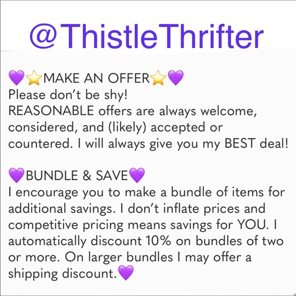 💜 POSH CLOSET INFORMATION 💜 - Picture 9 of 14